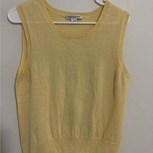 Pendleton Women's Yellow Sleeveless Vest 100% Merino Wool